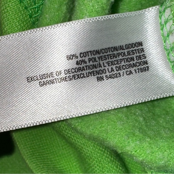 Skull Distressed Old Navy Green Zip Hoodie EUC 5 - Picture 5 of 7